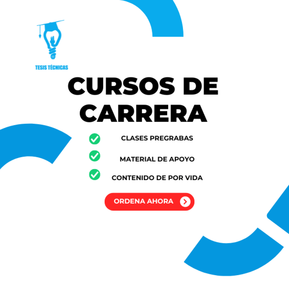 Cursos de Carrera diseñado para formar a profesionales altamente capacitados en el ámbito de la ingeniería.