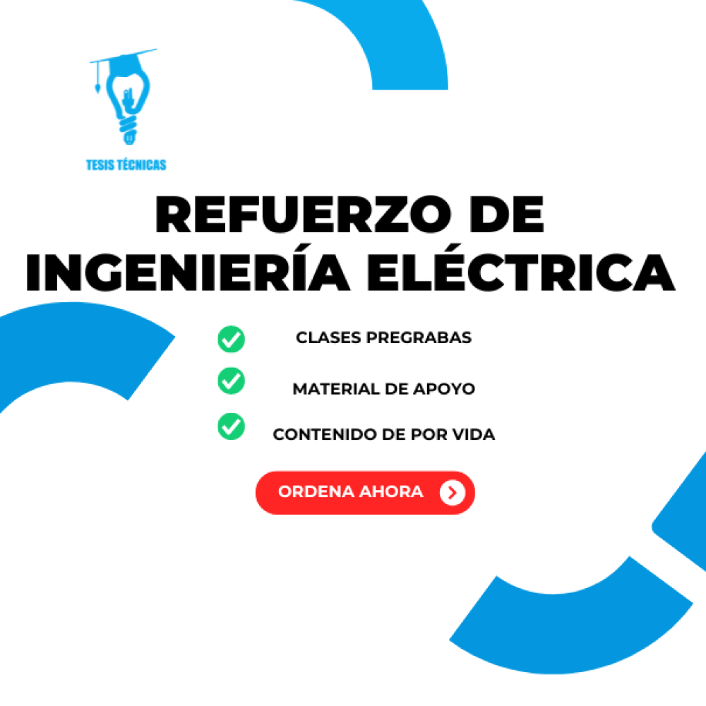 Ingeniería Eléctrica y Reforzamiento, diseñado para equipar a los estudiantes y profesionales con las habilidades y conocimientos necesarios para sobresalir en el sector eléctrico.