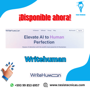 WriteHuman - Plan Mensual. Asegura que tu contenido sea 100% humano con WriteHuman, el detector de IA más preciso. Ideal para docentes, investigadores, redactores y creadores de contenido. ¡Verifica tus textos y evita penalizaciones con IA!
